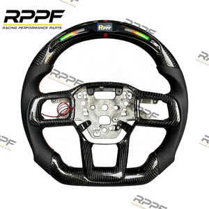 Volant sport personnalisé en cuir et fibre de carbone avec LED pour <span class=keywords><strong>Mustang</strong></span> <span class=keywords><strong>GT</strong></span> S650 EcoBoost 2024 2025 2026 - Product Image 2