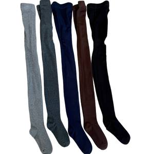 Колготки на каблуке, не сдавливающие пальцы, светло-серые, однотонные, средней толщины, утягивающие, для женщин, в стиле Miu - Product Image 6