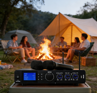TL-K400 Profesyonel UHF Kablosuz Mikrofon Sistemi, DSP Mikserli Bluetooth Alıcılı, Karaoke Toptan Satış Fabrikası