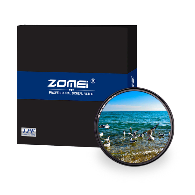 ZOMEI 67-82mm Circular Polarizing Lens Filter for DSLR Cameras Aluminum Alloy Frame Waterproof Photography Glass CPL Filter