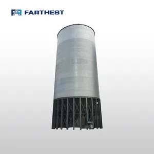 Farthest Alloy Steel Small Capacity 5 Ton Coffee Bean Dispenser Silo For Feed