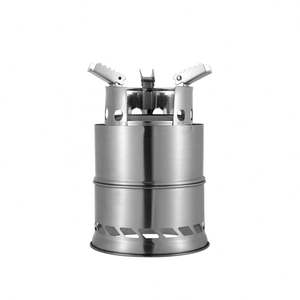 Poêle à bois portable en acier inoxydable avec logo personnalisé, petit poêle à bois pour le camping, poêles à bois portables pour le camping - Product Image 2