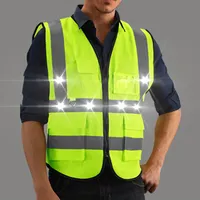 Buy Wholesale China Led Reflective Vest Running Gear Usb Rechargeable Led  Light Up Vest High Visibility With Adjustable Waist & Led Safety Vests at  USD 4.35