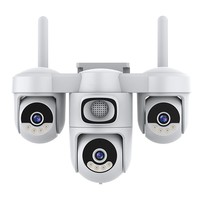 Caméra de surveillance solaire sans fil 4G avec carte SIM, PTZ 270 degrés, vision nocturne H265, stockage cloud, système domestique