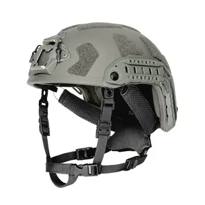 REVIXUN-Casco de combate táctico de aramida/Kevla, protección de cabeza, corte alto, rápido, SF