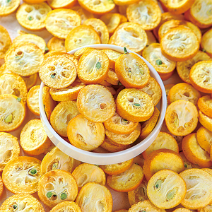 Rodajas de Kumquat Liofilizadas de Alta Calidad, Suplemento Nutricional <span class=keywords><strong>para</strong></span> <span class=keywords><strong>la</strong></span> <span class=keywords><strong>Tos</strong></span> y Humectación Pulmonar, Té de Kumquat Liofilizado - Product Image 2