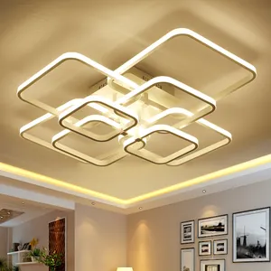 Carré Lumière Stander Mariage Plafond Pendentif Lampes Chine Moderne Led Plafond En Aluminium Plafond Suspendu Lampe Cadre MD85007 - Product Image 1