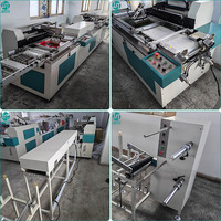 Machine d'impression sérigraphique à grande vitesse R2R, surimpression, grand format, deux couleurs, surface plate, simple, pour tissu en nylon