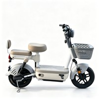 Smpllo Vélo électrique 400W, vitesse 30km/h (3 vitesses), batterie lithium 48V 20A / batterie plomb-acide, mobile, pour maman et bébé