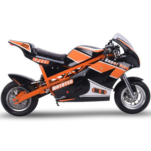 MotoTec 1000W 48V Motore Brushless Elettrico Superbike Pocketbike con Velocità Massima >80km/h - Nero - Product Image 1
