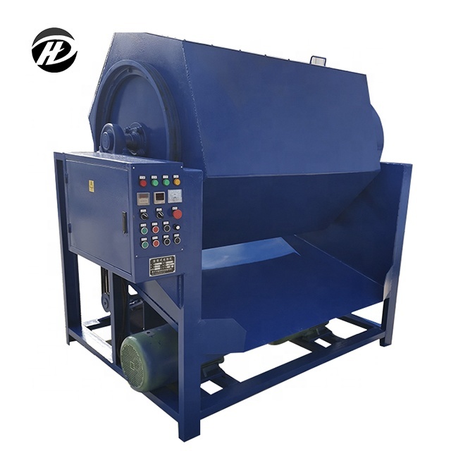 HengDa GTBA2000 Stainless Steel Metal Polishing Machine Ball Nut Bolt Rotary Tumbler 2000L Capacity 15KW Power Motor High Safety