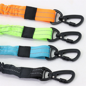 สายจูงสุนัขขนาดใหญ่แบบยืดหยุ่นพร้อมสายรัดอกไนลอนสำหรับเดินเล่นกลางแจ้ง - Product Image 2