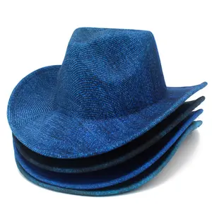 新款时尚时尚彩色爵士牛仔帽魔术表演或舞台表演迪斯科成人派对帽