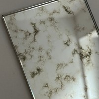 Meilleures mosaïques en verre cristal biseautées, adhésives, effet miroir antique, autocollants muraux, décoration artistique géométrique, forme diamant