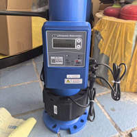 Pompa Tabung Hemat Ruang Meter Air Ultrasonik DN80 DN100 DN150 IP68 Meter Aliran Air Digital untuk Irigasi Sumur Pabrik OEM