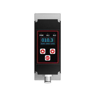 Débitmètre à turbine Sinomeasure DN10 3-20 L/min en acier inoxydable pour liquides, eau et huile, connexion filetée, protection IP65 - Product Image 2