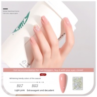 Ensemble de vernis à ongles haut de gamme, couleurs blanchissantes populaires pour les salons de manucure, collection classique printemps-été, numéro de modèle haut de gamme