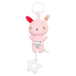 Juguete Musical de Peluche Súper Suave con Mecanismo de Movimiento y Sonido, Colgante de Dentición de Oso y Conejo para Bebés de 0 a 24 Meses - Venta al por Mayor para Exportación - Product Image 5