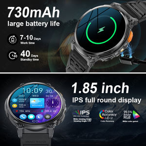 LIGE BWK66 (10 Gün Pil Ömrü) Erkekler İçin Akıllı Saat, Aramaları Yanıtlama, LED El Feneri, Müzik, Fitness Takipçisi, Android IOS Uyumlu Akıllı Saat - Product Image 5