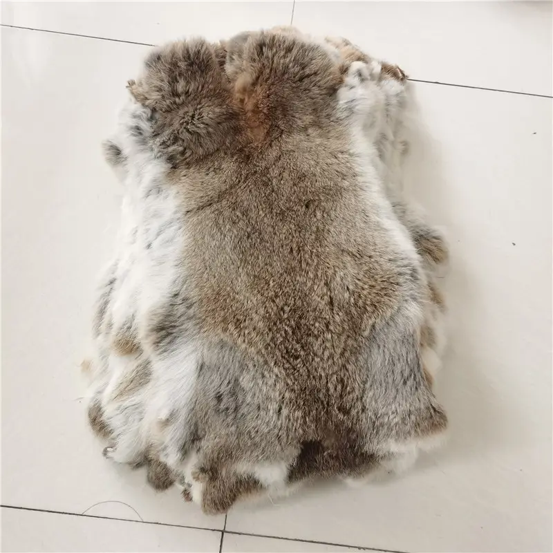 天然ウサギ毛皮ペット日焼けウサギスキン卸売価格