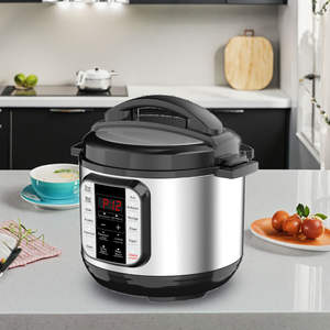 <span class=keywords><strong>Olla</strong></span> <span class=keywords><strong>a</strong></span> presión multiusos de 1000W, tiempo de cocción, pantalla LED preestablecida, <span class=keywords><strong>oferta</strong></span> de aluminio, repuestos, cocinas eléctricas de alta presión - Product Image 6