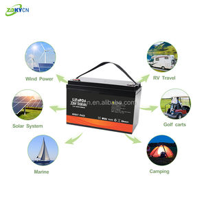 ハイブリッドグリッド接続リチウムイオン電池Lifepo4 12/24V 50/100/200/300/400Ah太陽エネルギー貯蔵パックBMS Bluetooth IP65 CAN - Product Image 6