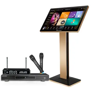 KTV Home-máquina de Karaoke V503 InAndOn, sistema de Karaoke con pantalla táctil de 21,5 pulgadas, Youtube, reproductor de Karaoke en inglés con canciones