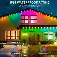 Luces LED RGB Impermeables para Navidad, Decoración de Fiestas y Bodas, Pixel WS2811, Luces Puntuales para Exteriores, Luces Navideñas