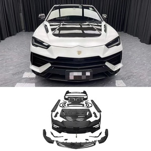 Kit de carrosserie en fibre de carbone pour mettre à jour l'ancien modèle Lamborghini <span class=keywords><strong>URUS</strong></span> au nouveau modèle <span class=keywords><strong>URUS</strong></span> pare-chocs avant lèvre capot jupe latérale Bodykit - Product Image 1