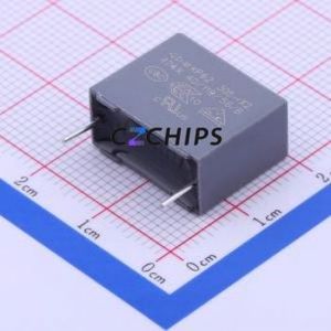 ตัวเก็บประจุนิรภัย C42Q2474K6FC450 แบบ Through hole (THT), ระยะขา P=15 มม. 470nF 10% 305V X2 - Product Image 1