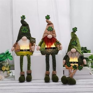3 Piezas de Gnomos de Peluche Iluminados para el Día de San Patricio, Muñeco Divertido con Piernas Colgantes, Juguete de Elfo Irlandés para Decoración de Primavera, Regalo para el Hogar - Product Image 2