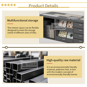 Thông Minh Nhân Tạo Sàn Gốm Hệ Thống Hiển Thị Với Trượt Đứng Cá Nhân Đá Veneer Gạch Hiển Thị Giá - Product Image 3