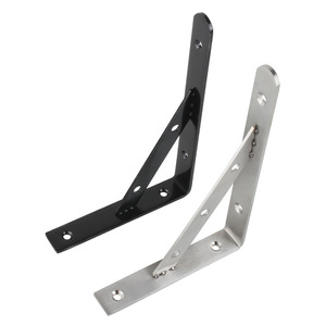 Triangular <b>Bracket</b> Stainless Steel 4.0mm Thick Wall Mount Shelf Support Durable Modern Simple Design - Product Image 3