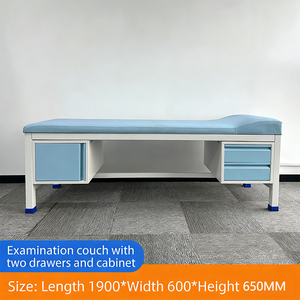<span class=keywords><strong>Table</strong></span> d'<span class=keywords><strong>examen</strong></span> en acier au carbone de haute qualité pour médecins d'hôpital (avec boîte) - Product Image 3