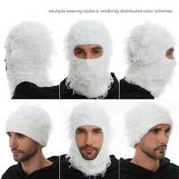 JX grosir kustom Grassy Shaggy Yeat Shiesty Kagoul penutup wajah masker Ski rajut topi olahraga disesuaikan uniseks dewasa
