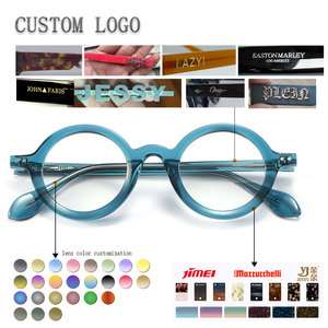 Monturas de Gafas Redondas de Aro Completo, Color Sólido, Unisex, Diseño Cómodo para Adultos, Corrección de Visión, para Todas las Formas de Rostro - Product Image 2