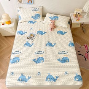 Fabrika doğrudan fiyat üç katmanlı soğutma malzemesi lateks yaz serme yatak düz levha ve yastık setleri - Product Image 6