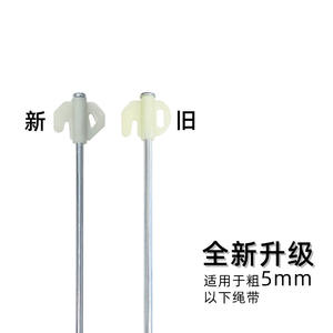 เสาปักพื้นพลาสติก 6 มม. X 20 ซม. สำหรับเต็นท์แคมป์ปิ้งกลางแจ้ง อุปกรณ์เสริมตะปูรูปตัววีไตรโกน - Product Image 2