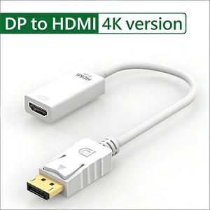 Adaptateur DisplayPort vers <span class=keywords><strong>HDMI</strong></span> portable 4K 60Hz, convertisseur unidirectionnel, câble mâle vers femelle avec connecteur à verrouillage pour ordinateur portable - Product Image 3