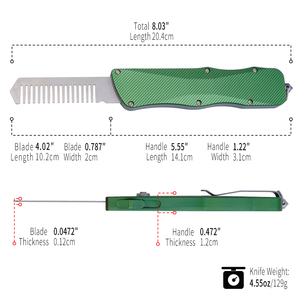 Coltello tattico esterno EDC coltello da <span class=keywords><strong>tasca</strong></span> <span class=keywords><strong>in</strong></span> alluminio campeggio e caccia coltello multifunzione lama inossidabile coltello da caccia - Product Image 3