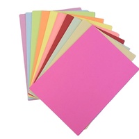70-250gsm A3 A4 45 couleurs assorties couleurs blanches pâte de bois noir couleur papier pliant papier carton de couleur pour l'artisanat