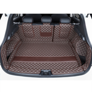 Tapis de coffre de voiture en cuir pour <span class=keywords><strong>Nissan</strong></span> <span class=keywords><strong>Qashqai</strong></span> J12 2023 2024 2025, tapis de coffre, coussin de protection, couverture, tapis, kit - Product Image 4