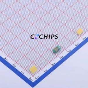 Inductor de Anillo de Color AL0510-332K / Componente de Orificio Pasante (THT), D5xL10.5mm 3.3mH 10% 62mA 59.5Ohm - Product Image 1