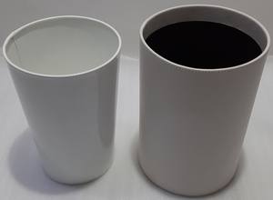 Panier de bain haut de gamme en carton duplex et tissu maillé avec doublure intérieure en acier galvanisé - Product Image 2