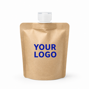 Bolsa Ecológica de Papel Kraft para Bebidas y Alimentos, Bolsa con Boquilla para Café, Bolsa Reutilizable Impermeable con Boquilla, Logotipo Personalizado de China - Product Image 1
