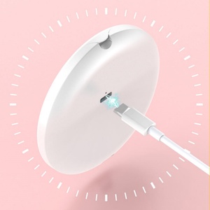 Customized Light up Travel <b>Compact</b> <b>Mirrors</b> Small Led 10X Magnifying Makeup <b>Mirror</b> for Women Girls Floral Tea Party Favors - Product Image 5