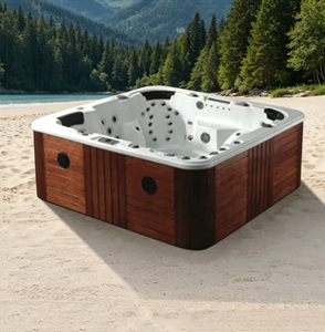 Spa <span class=keywords><strong>Jacuzzi</strong></span> extérieur pour <span class=keywords><strong>5</strong></span> <span class=keywords><strong>personnes</strong></span> avec coque en acrylique, bain à remous, baignoire spa, jets de massage hydromassants - Product Image 6