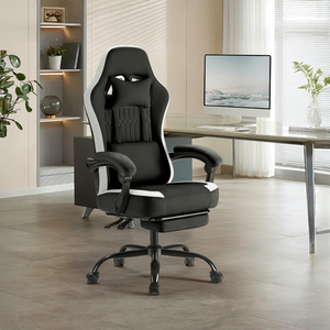 Chaise de jeu nouveau design rose et blanc d'ordinateur de luxe à prix abordable en gros - Product Image 6