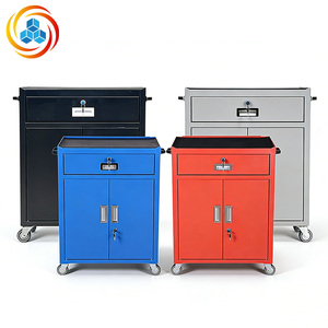 Heavy Duty Metal Rolling Tool Chest <b>Lockable</b> <b>Drawer</b> Cabinet | Industrial Office Furniture Storage Trolley Eco-Friendly 300kg - Product Image 5