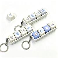 Custom Keycap Keychain PBT Colorful Wholesale Stress Switches Custom Switch Keyboard Fidget Keychain